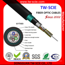 GYTA53 Cabo de Fibra Óptica de Encordoamento de Tubo Solto